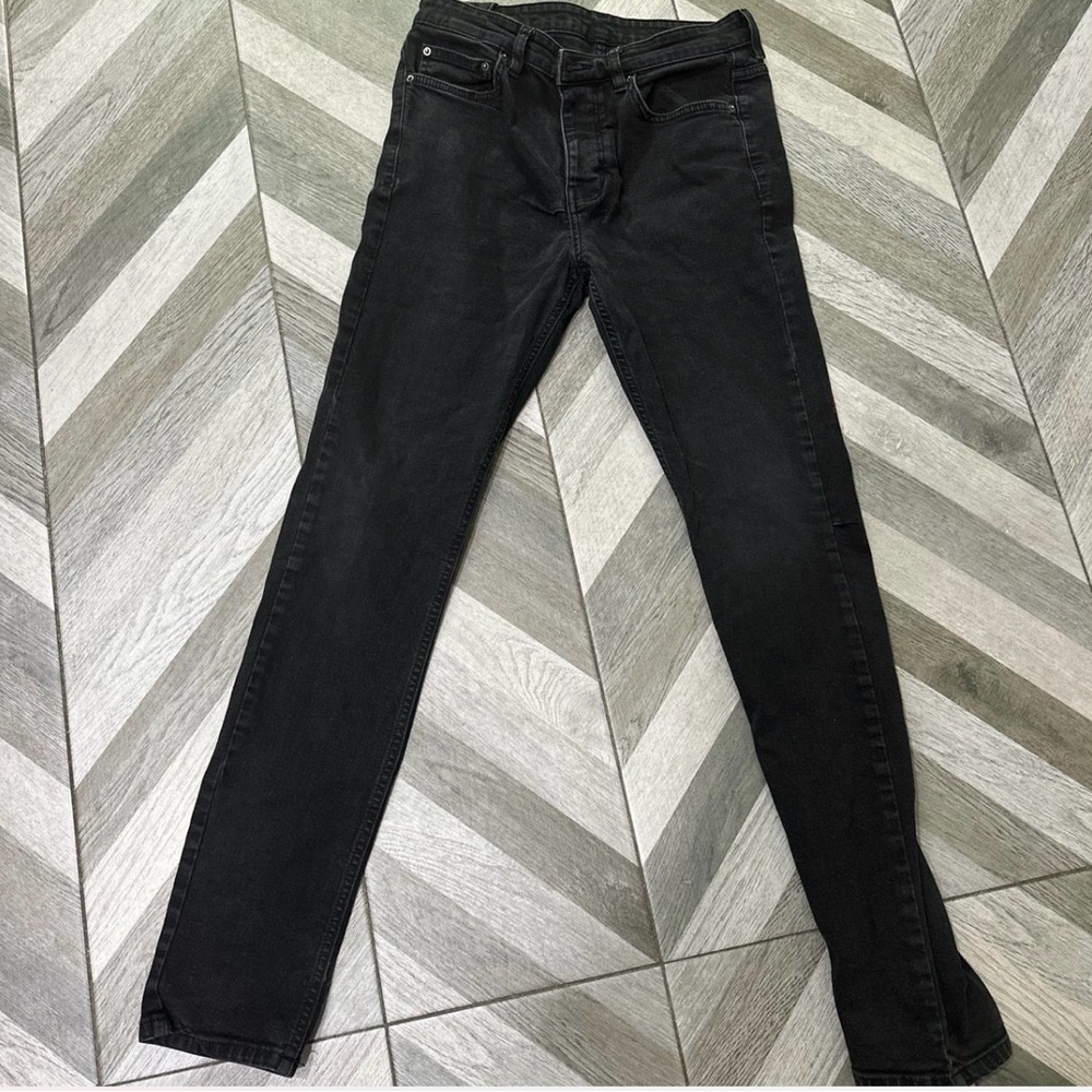 Ksubi Men's Charcoal Black Skinny Jeans